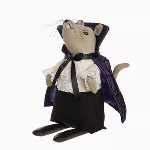Radko Rat Joe Spencer Gathered Traditions Art Doll 8" Halloween